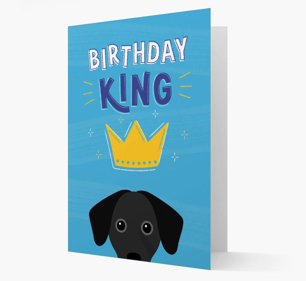 Birthday King: Personalized {breedFullName} Card