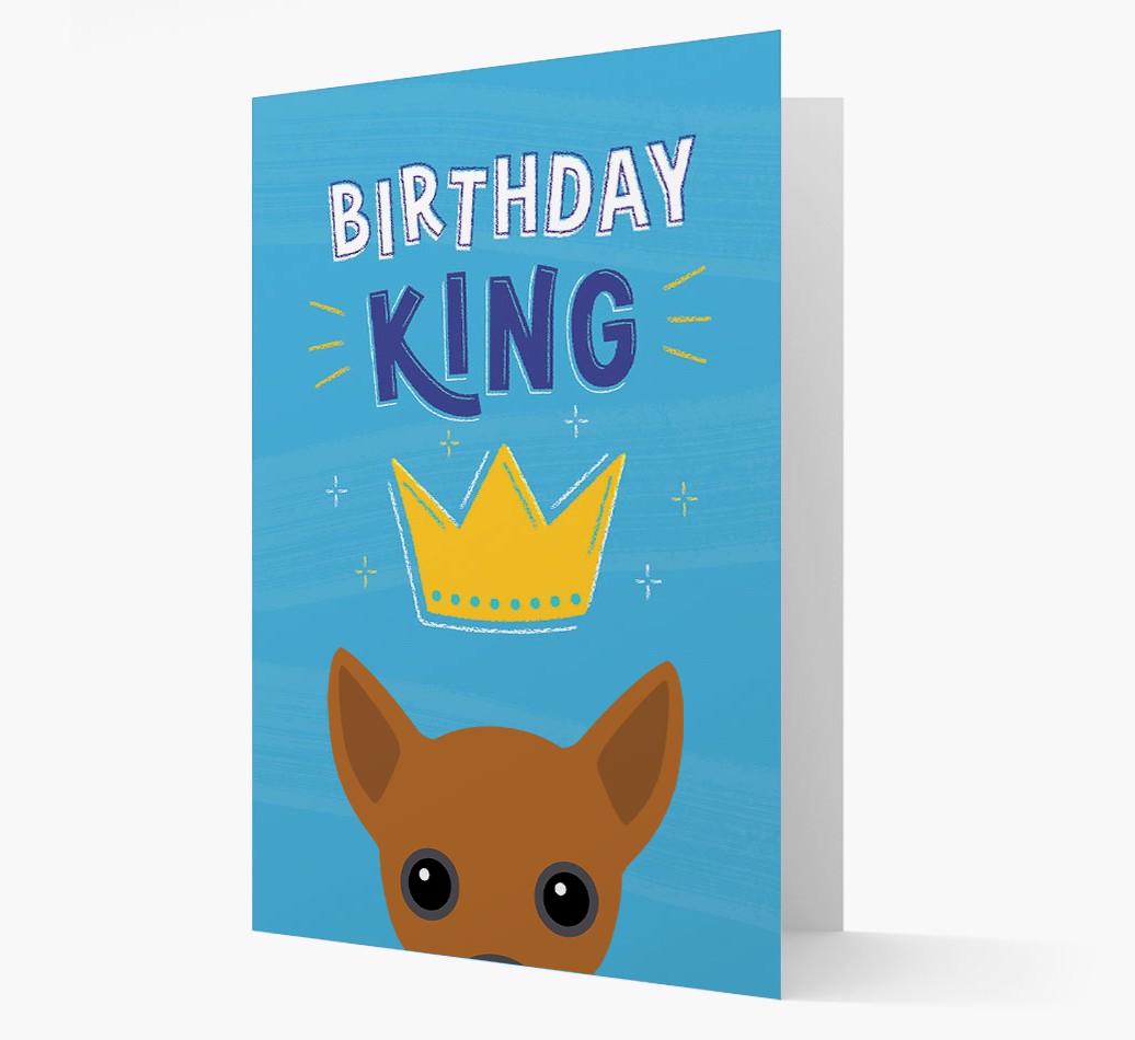 Birthday King: Personalized {breedFullName} Card