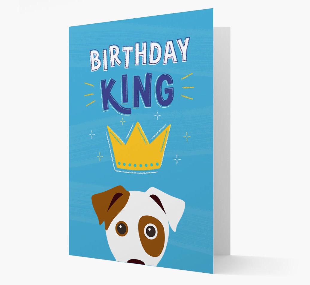 Birthday King: Personalized {breedFullName} Card
