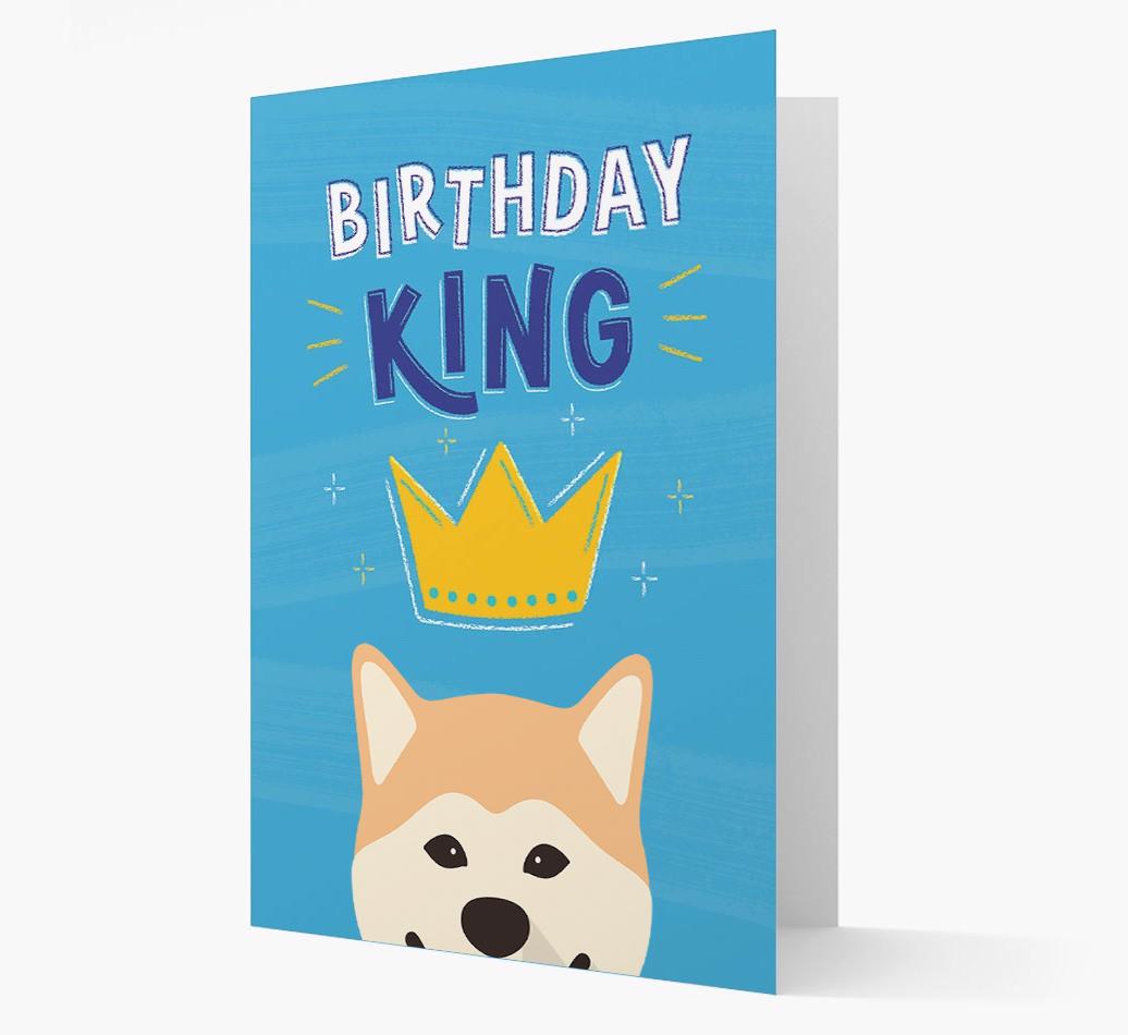 Birthday King: Personalized {breedFullName} Card