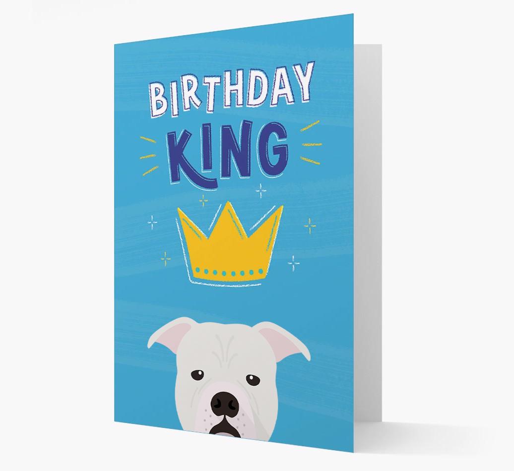 Birthday King: Personalized {breedFullName} Card