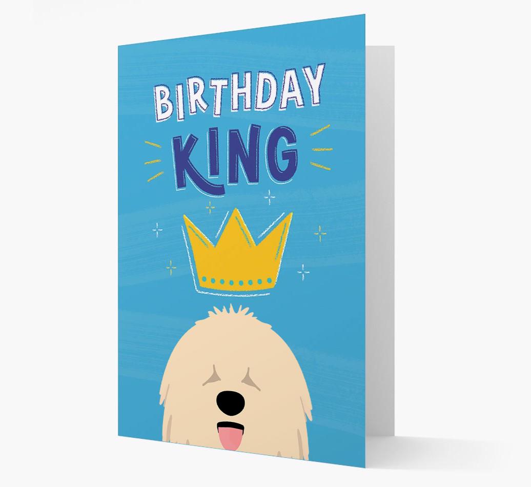 Birthday King: Personalized {breedFullName} Card