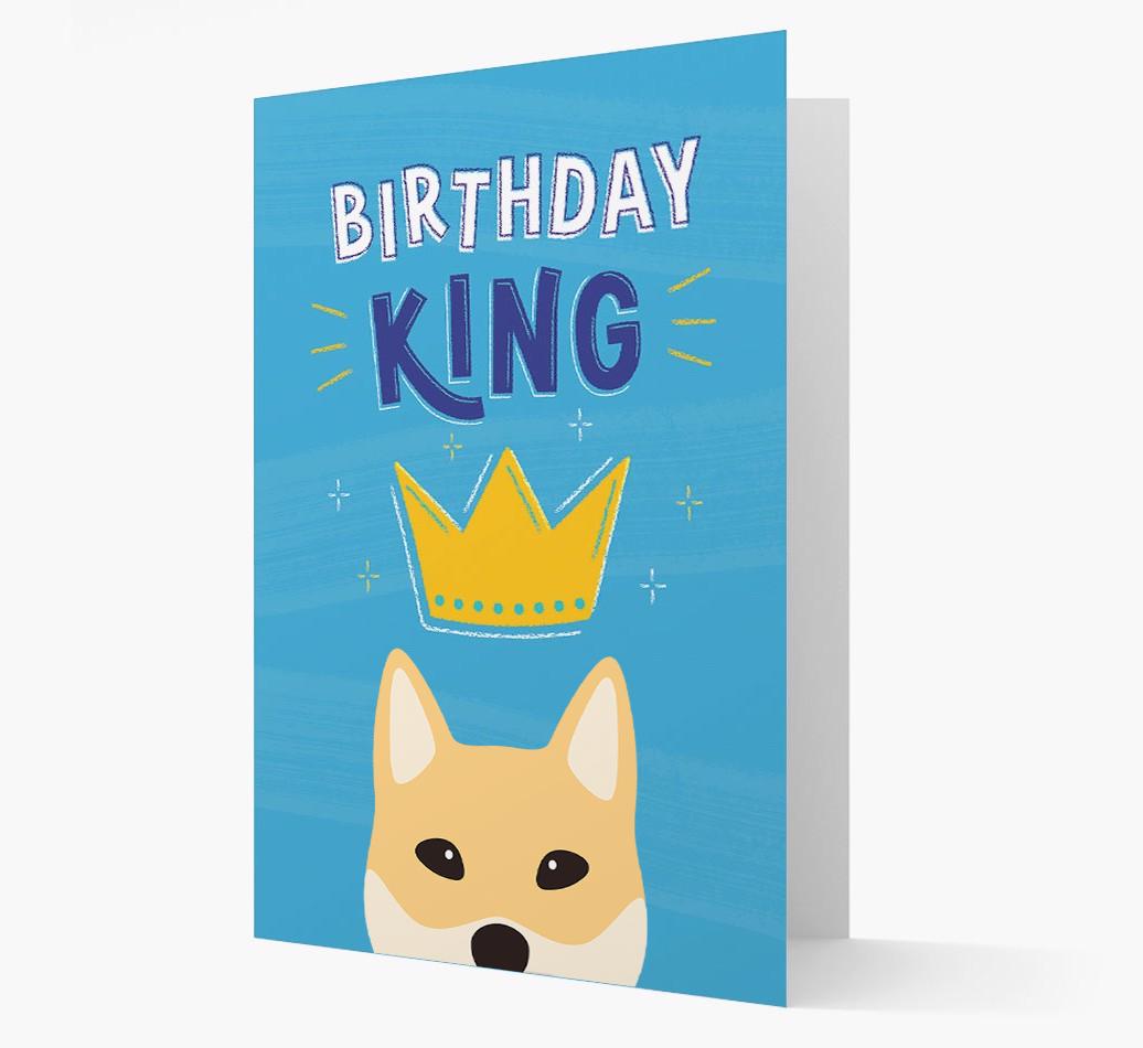 Birthday King: Personalized {breedFullName} Card