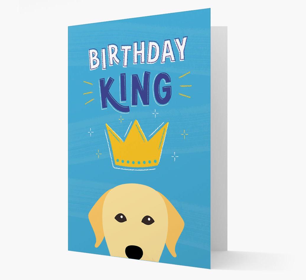 Birthday King: Personalized {breedFullName} Card