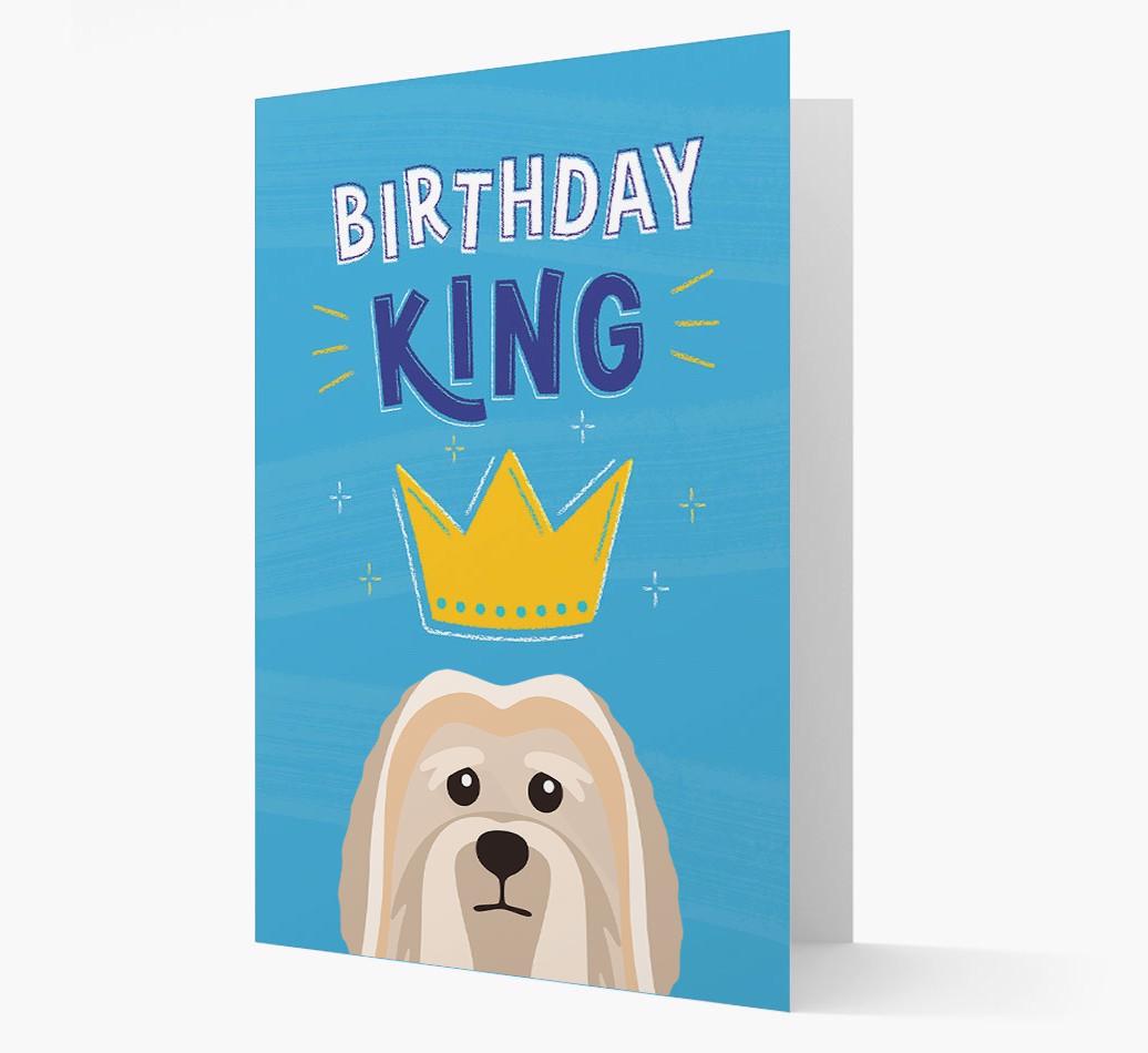 Birthday King: Personalized {breedFullName} Card