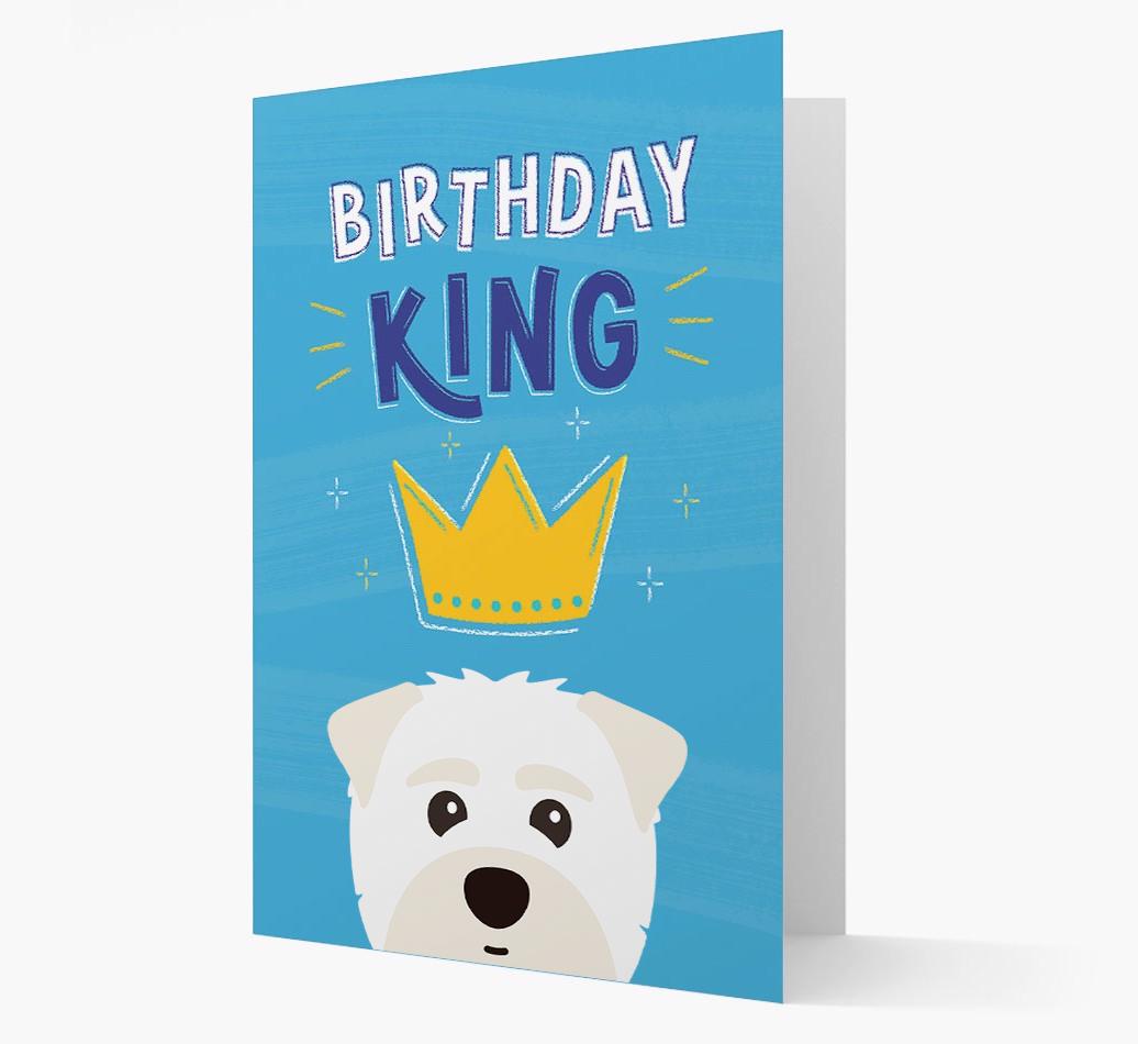 Birthday King: Personalized {breedFullName} Card