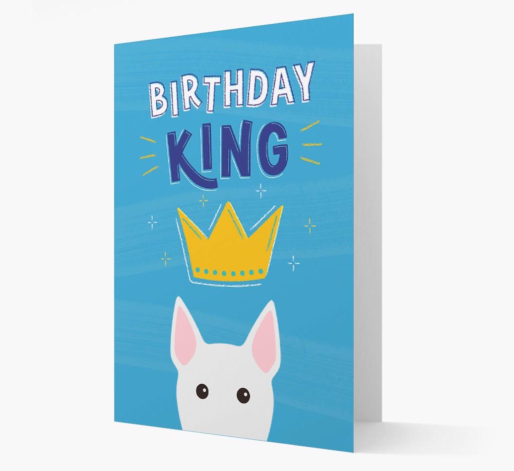 Birthday King: Personalized {breedFullName} Card