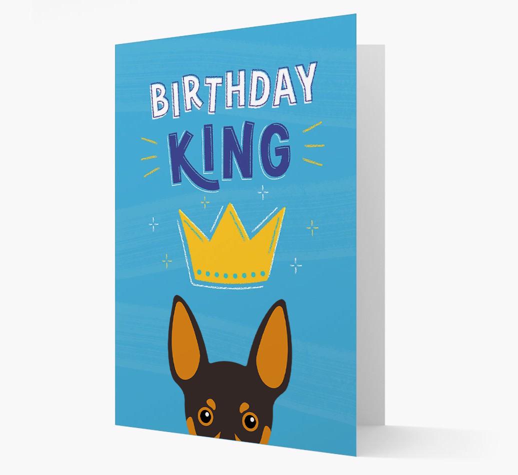 Birthday King: Personalized {breedFullName} Card