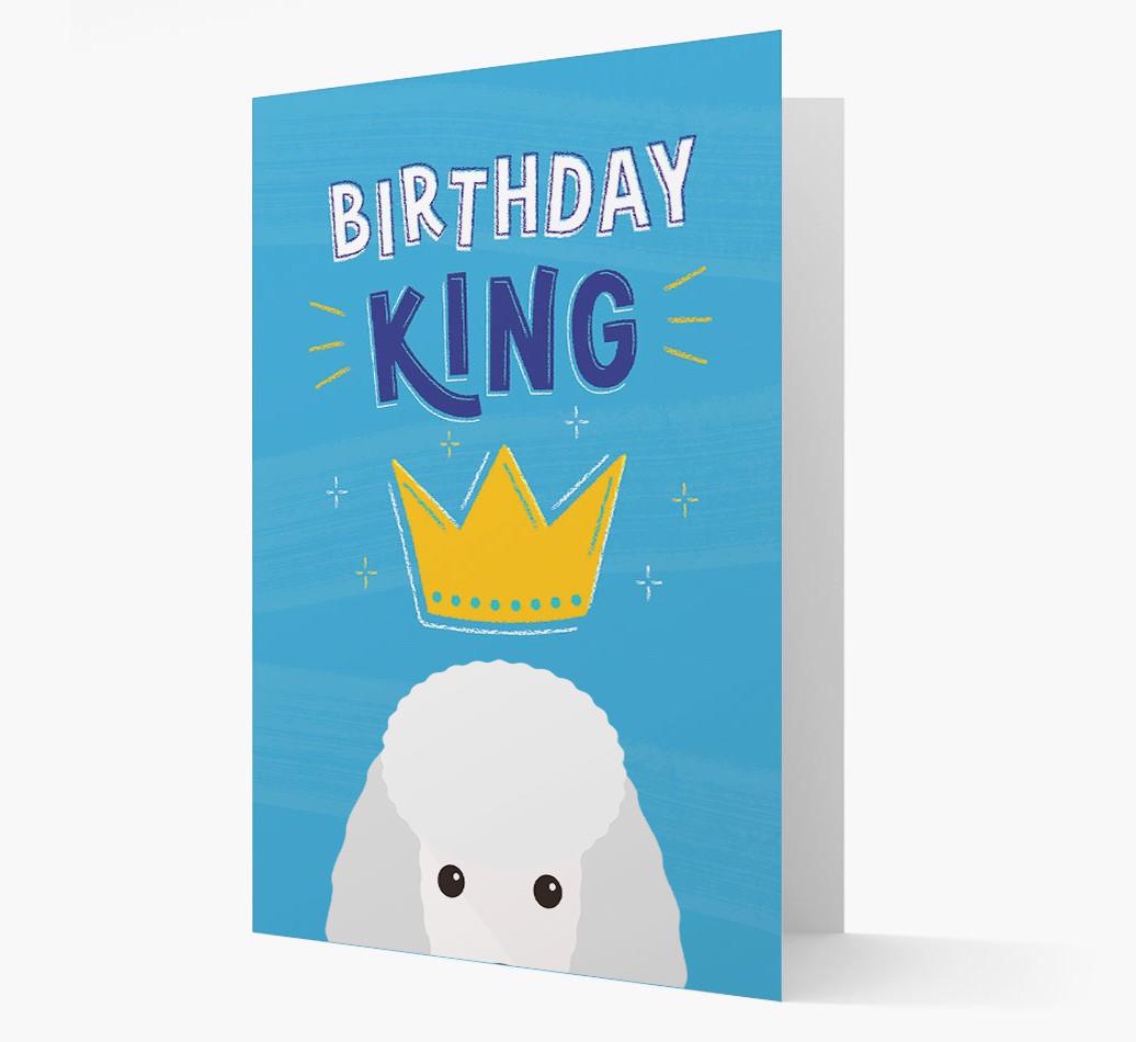Birthday King: Personalized {breedFullName} Card