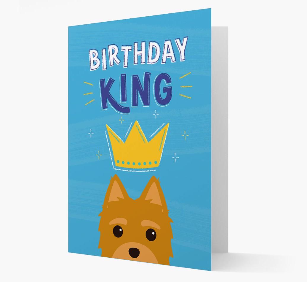 Birthday King: Personalized {breedFullName} Card