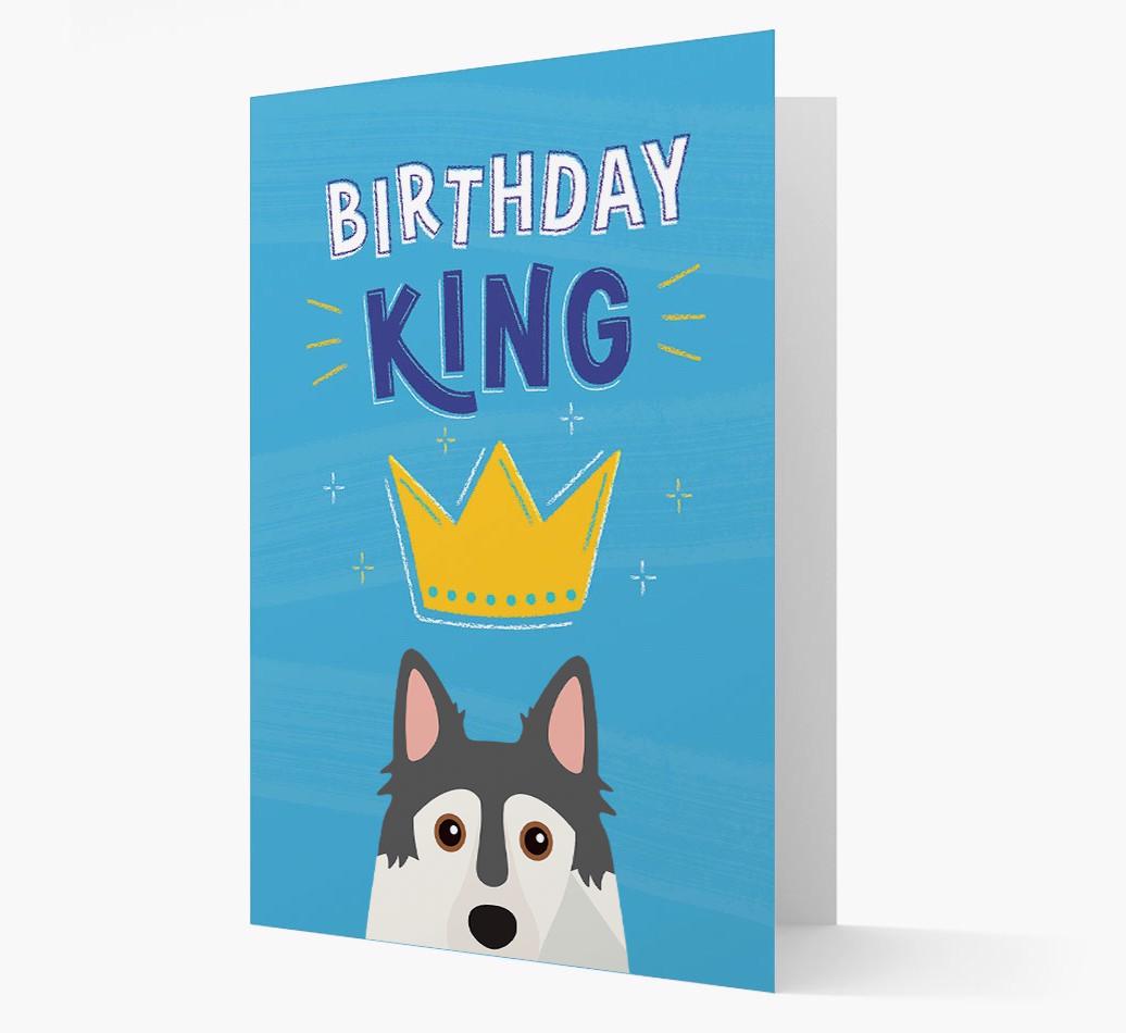 Birthday King: Personalized {breedFullName} Card