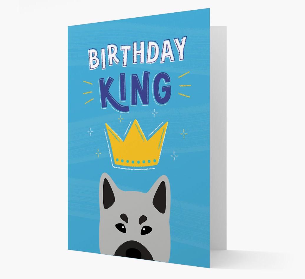 Birthday King: Personalized {breedFullName} Card