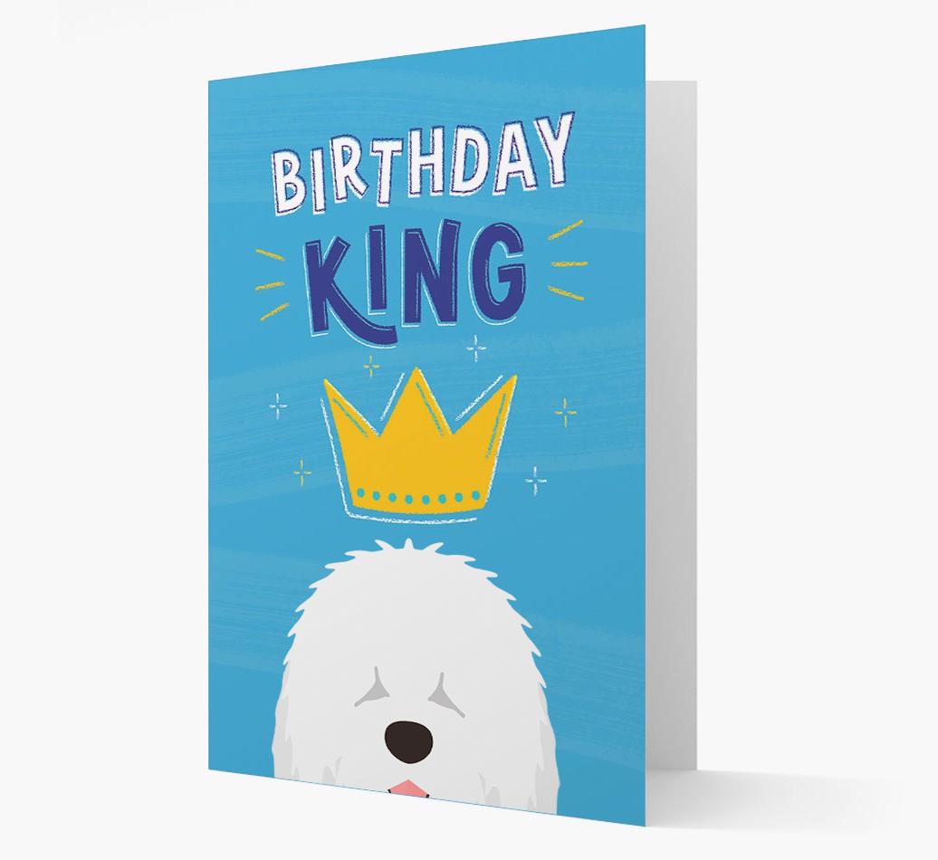 Birthday King: Personalized {breedFullName} Card