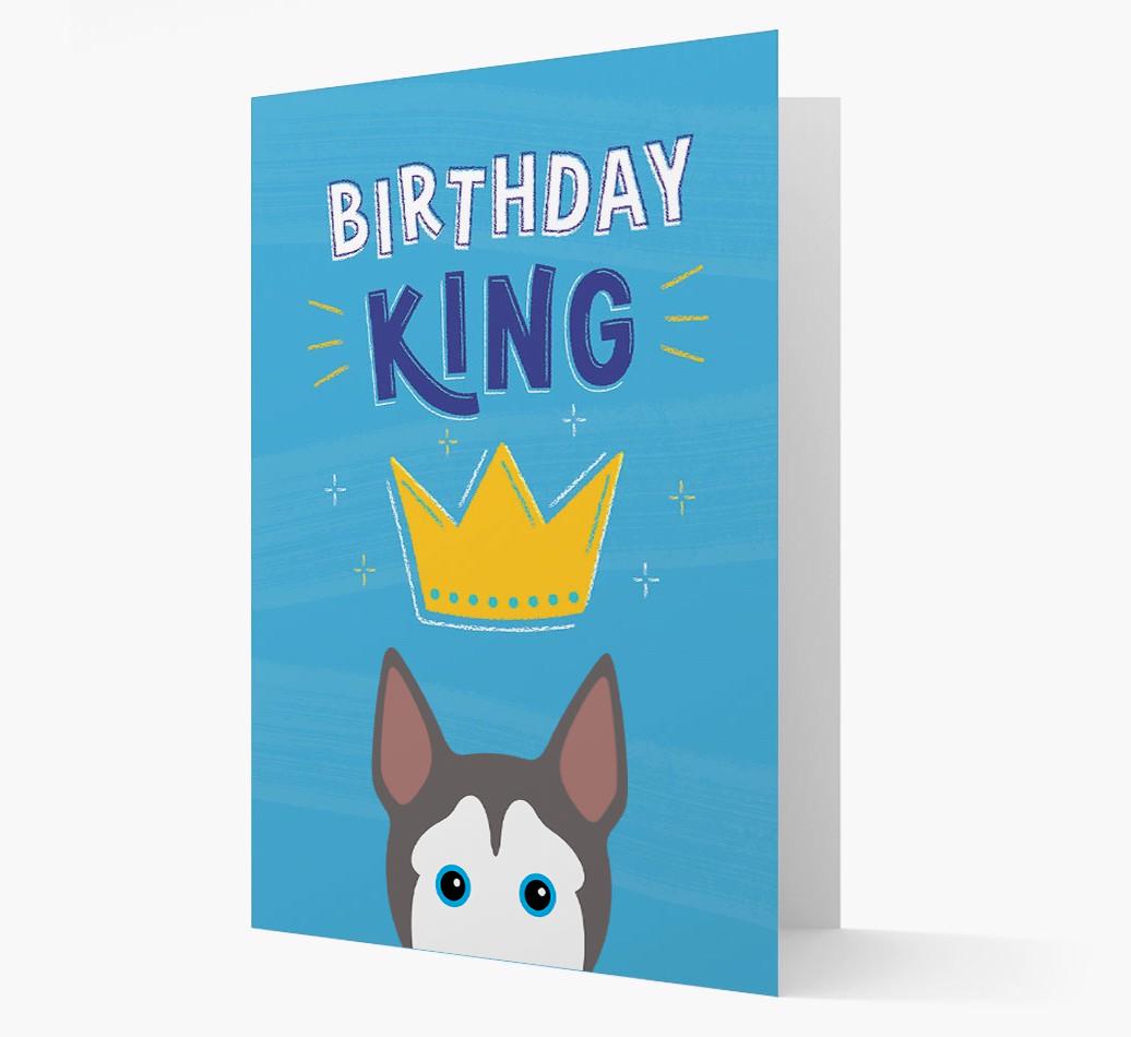 Birthday King: Personalized {breedFullName} Card