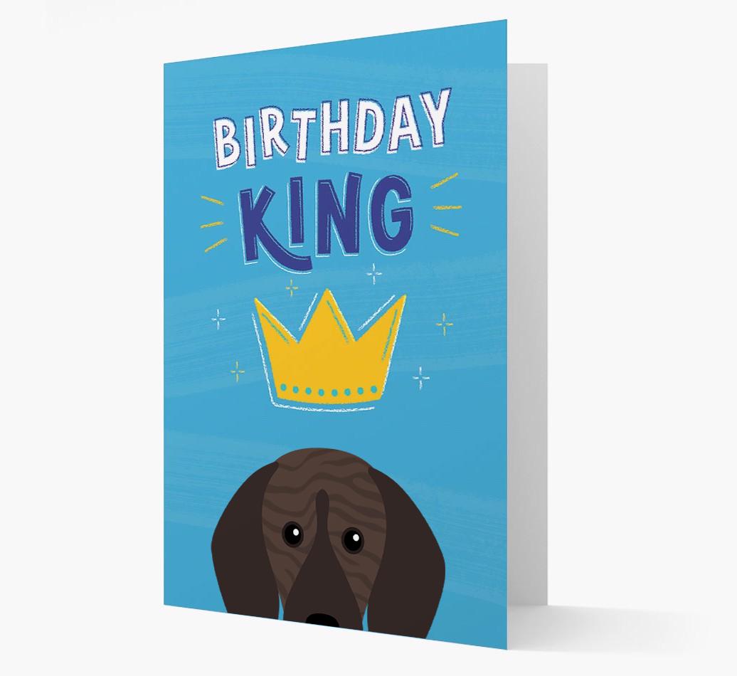 Birthday King: Personalized {breedFullName} Card