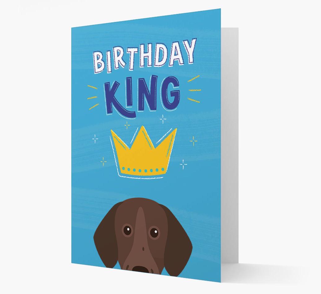 Birthday King: Personalized {breedFullName} Card