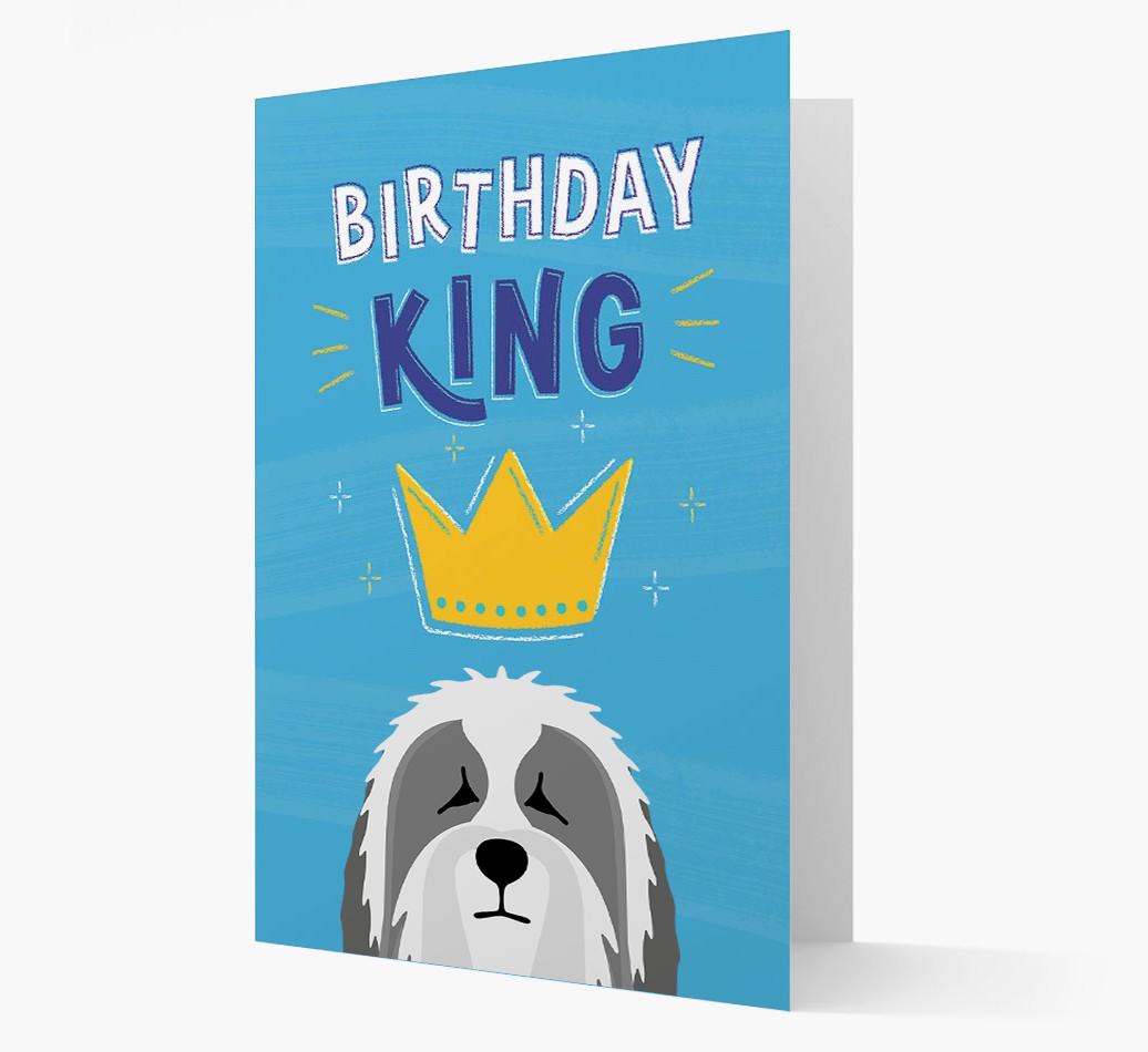 Birthday King: Personalized {breedFullName} Card