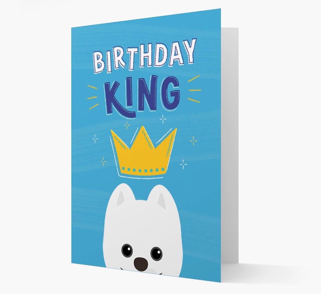 Birthday King: Personalized {breedFullName} Card