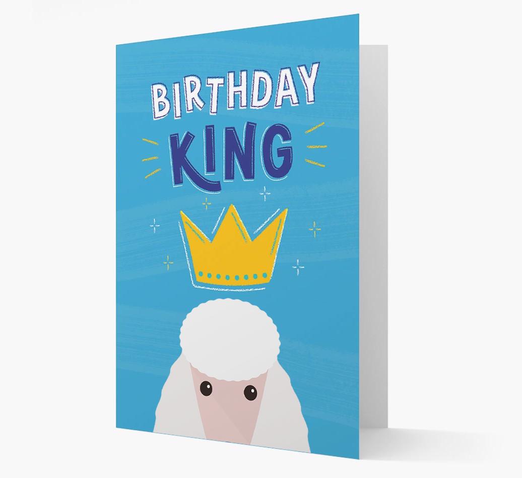 Birthday King: Personalized {breedFullName} Card