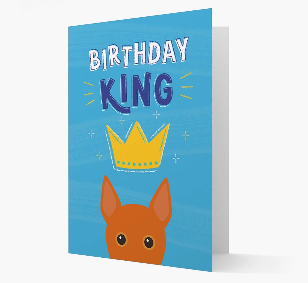 Birthday King: Personalized {breedFullName} Card