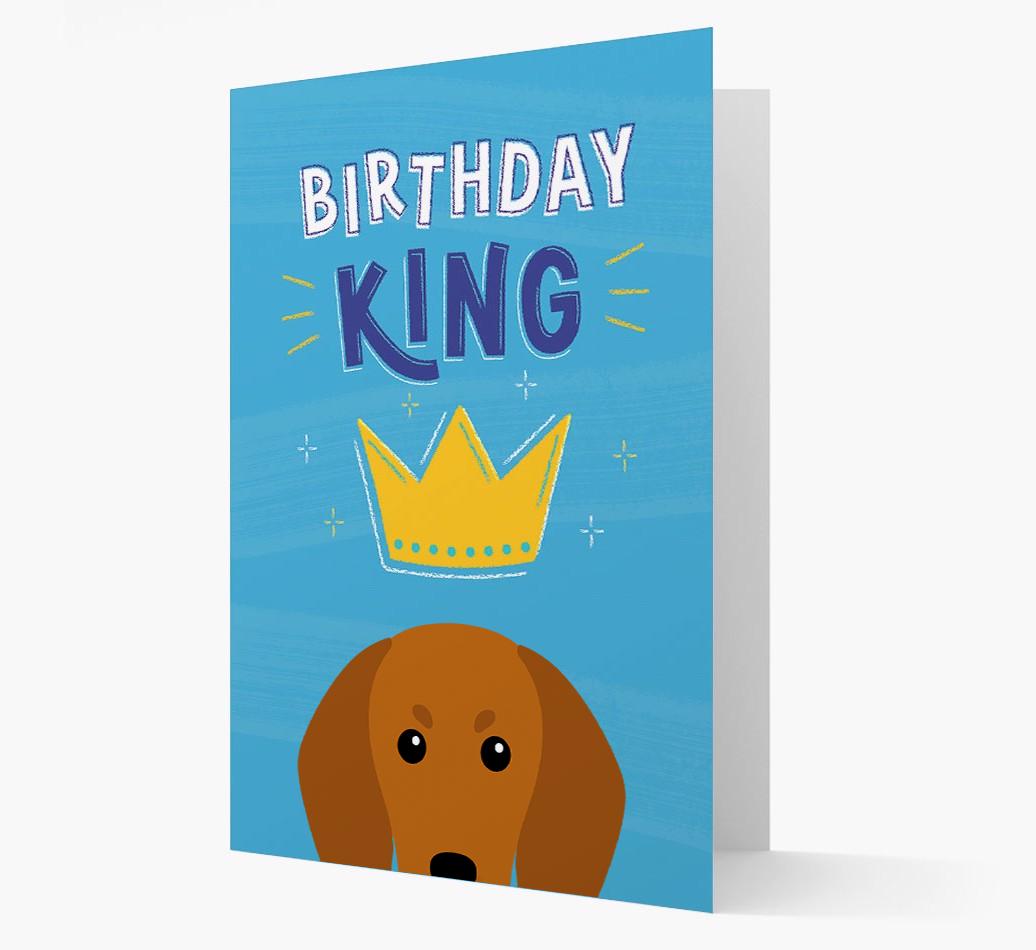 Birthday King: Personalized {breedFullName} Card