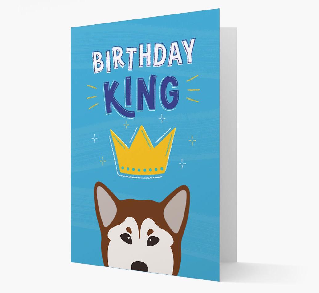 Birthday King: Personalized {breedFullName} Card