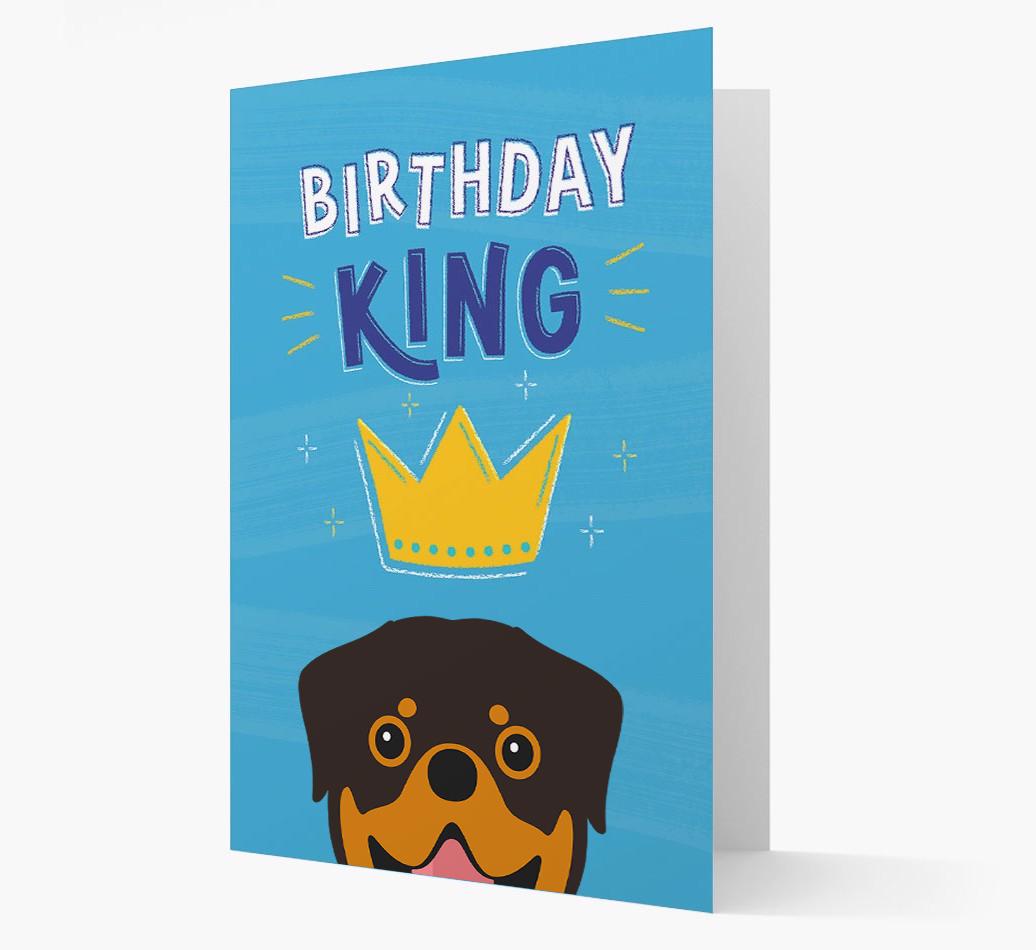 Birthday King: Personalized {breedFullName} Card