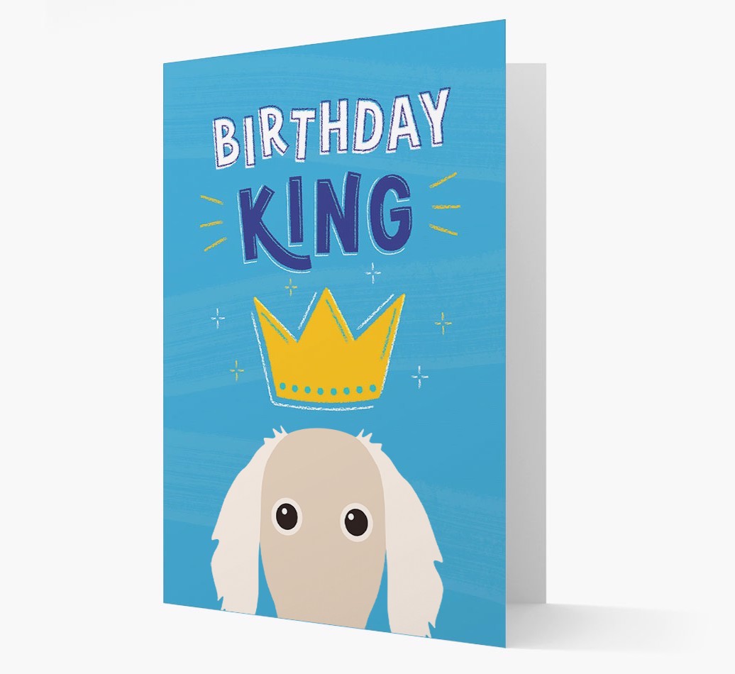 Birthday King: Personalized {breedFullName} Card