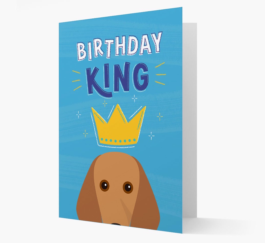 Birthday King: Personalized {breedFullName} Card