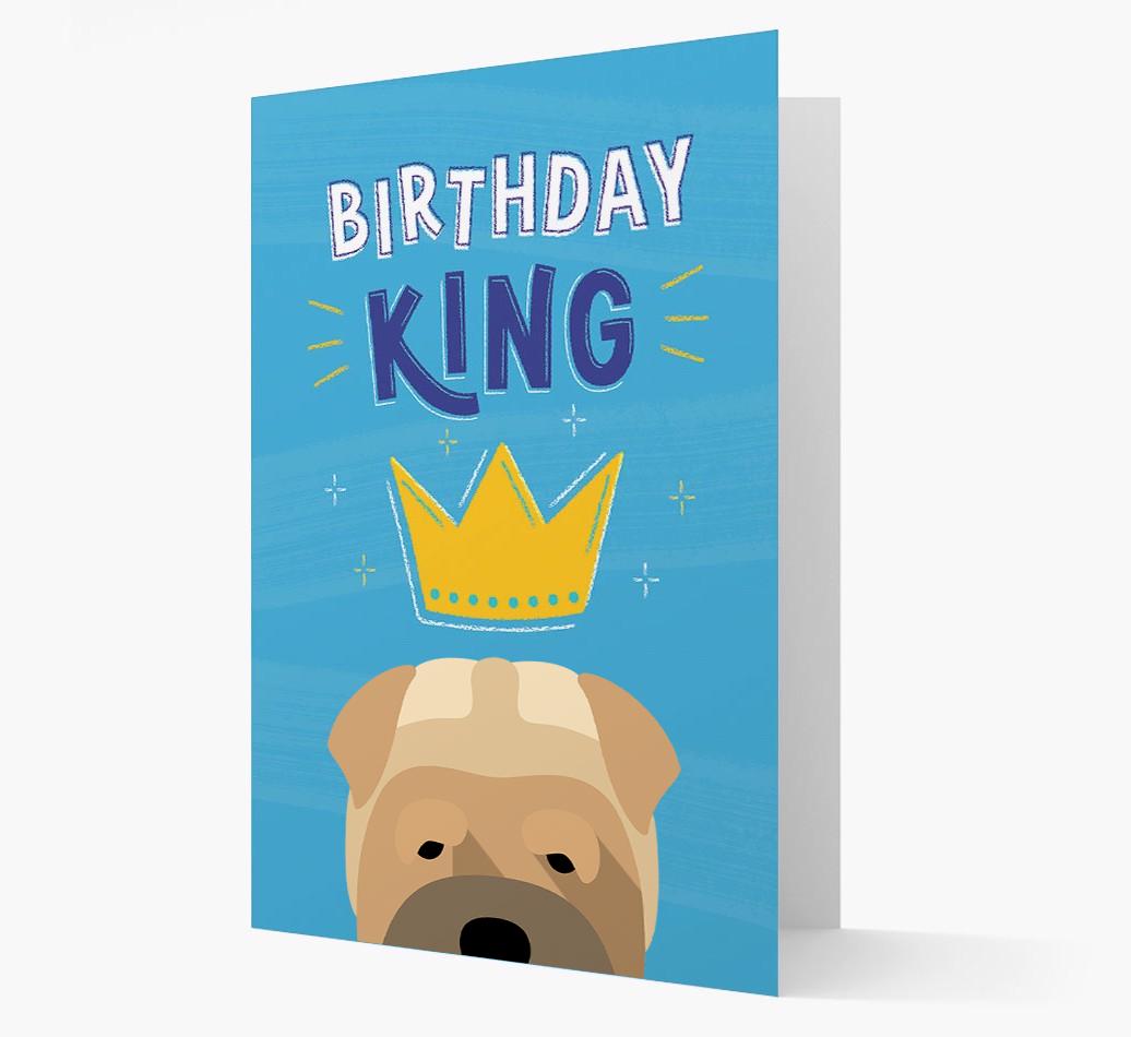 Birthday King: Personalized {breedFullName} Card