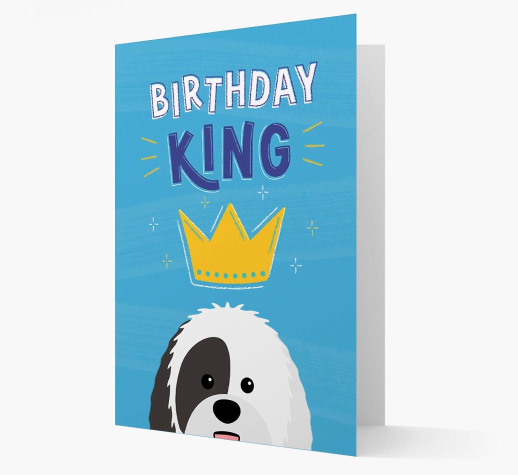 Birthday King: Personalized {breedFullName} Card