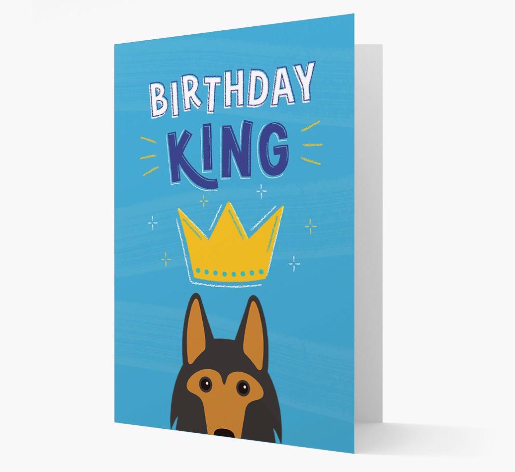 Birthday King: Personalized {breedFullName} Card