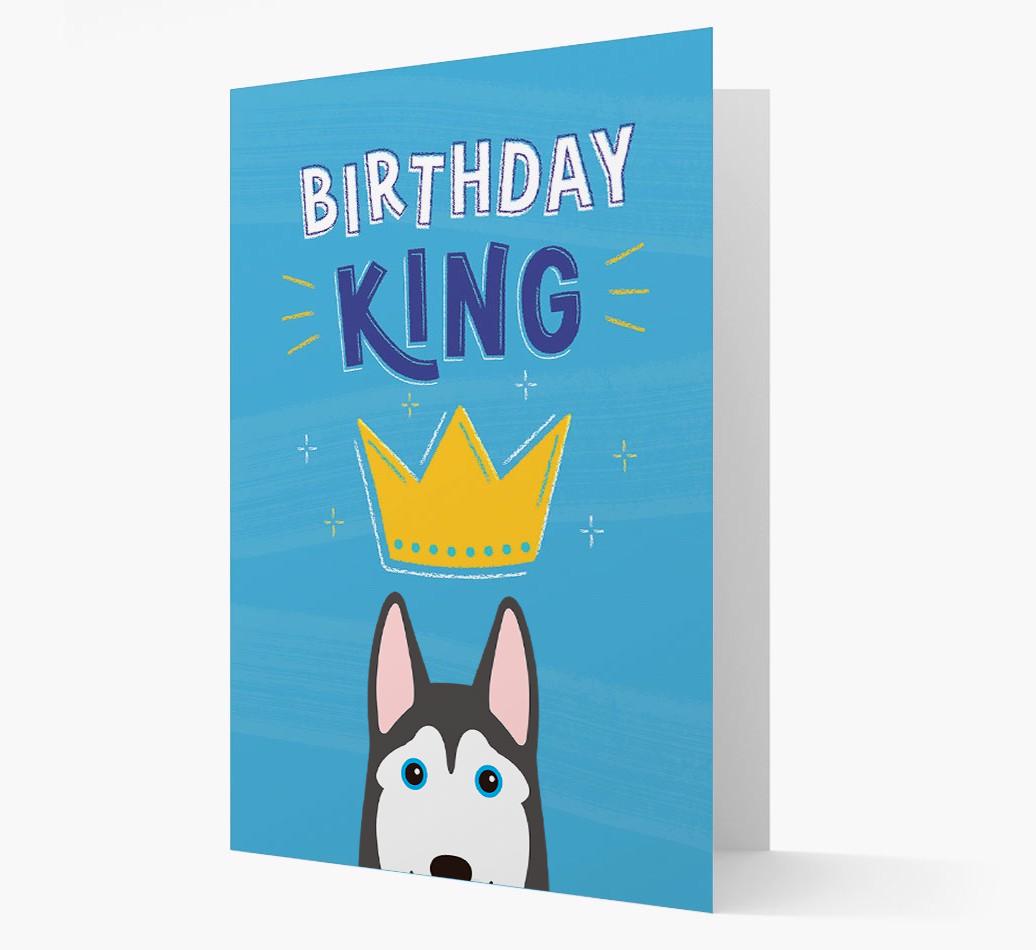 Birthday King: Personalized {breedFullName} Card