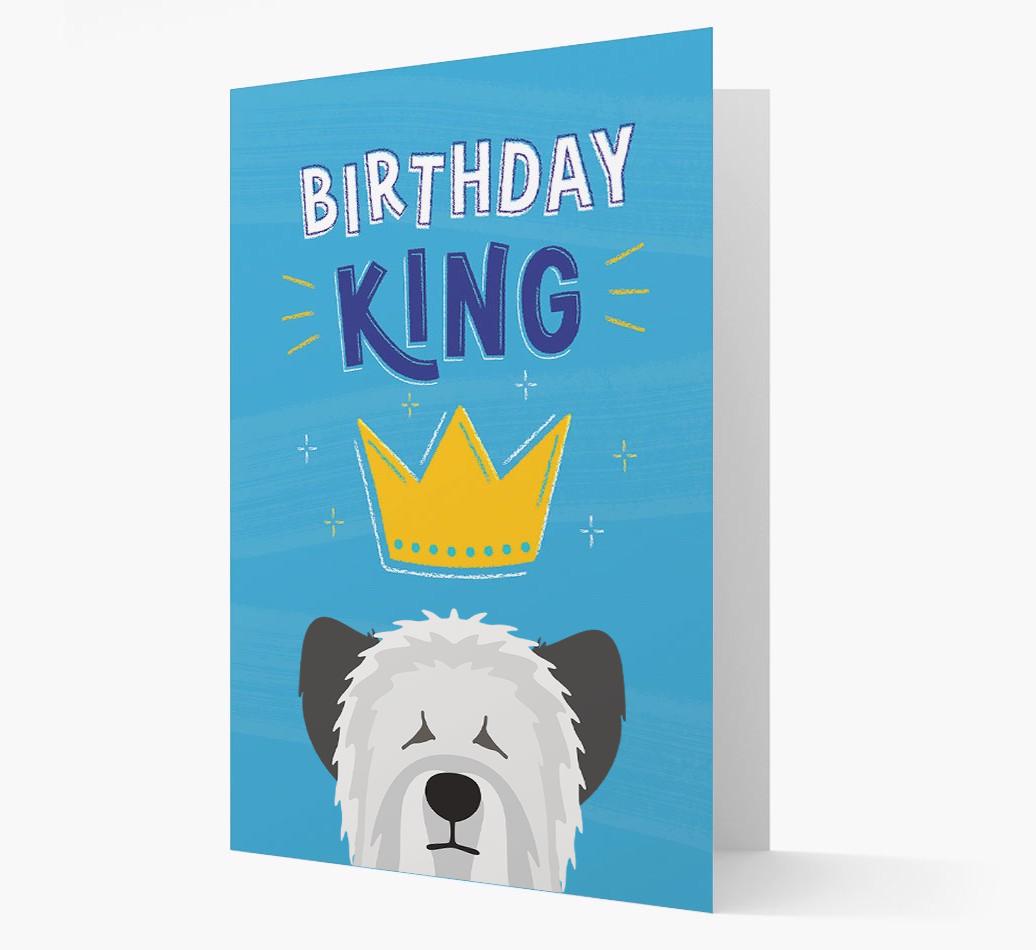 Birthday King: Personalized {breedFullName} Card