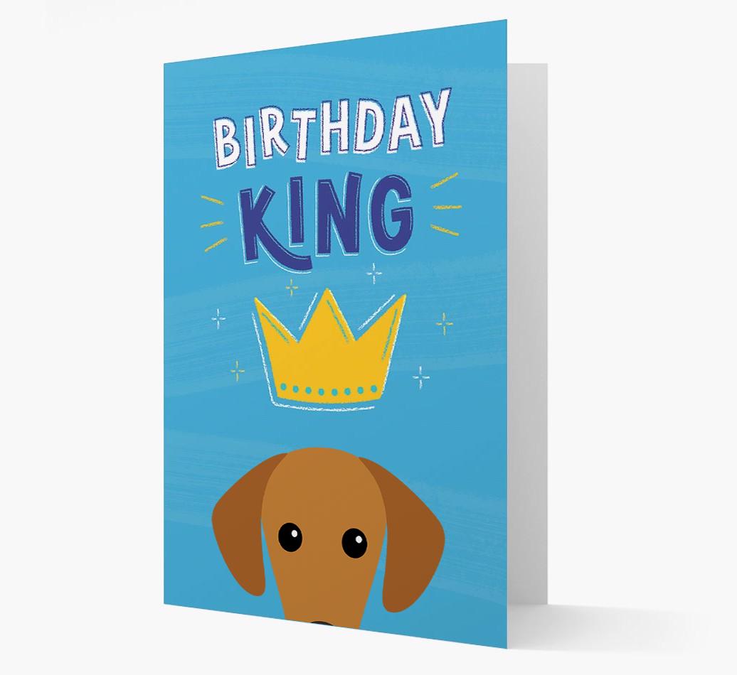 Birthday King: Personalized {breedFullName} Card
