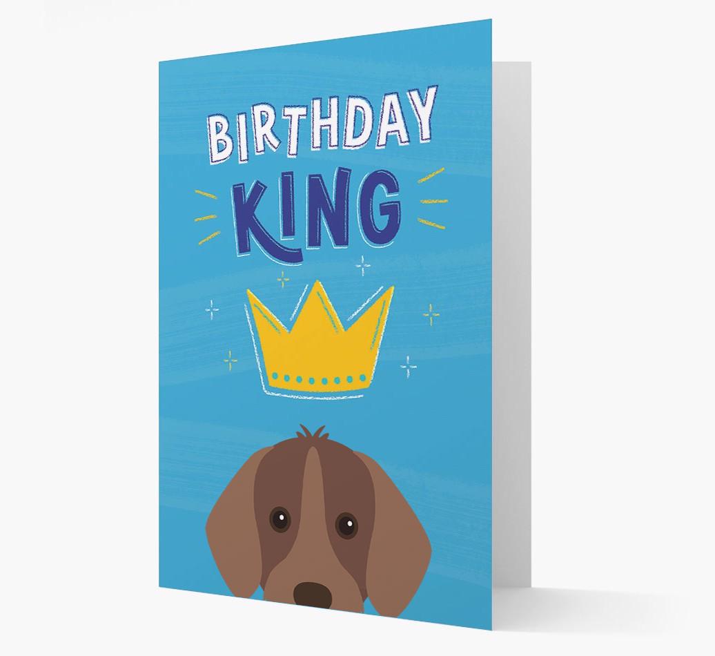 Birthday King: Personalized {breedFullName} Card