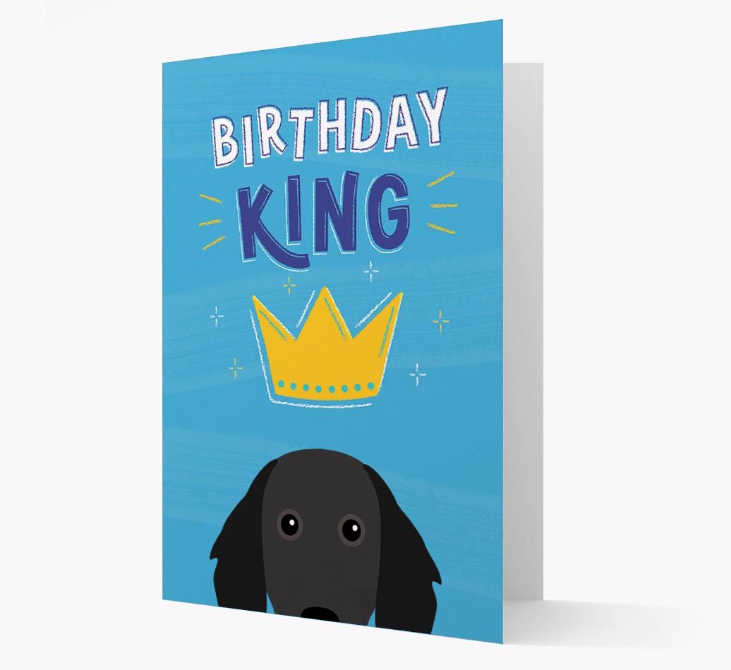 Birthday King: Personalized {breedFullName} Card