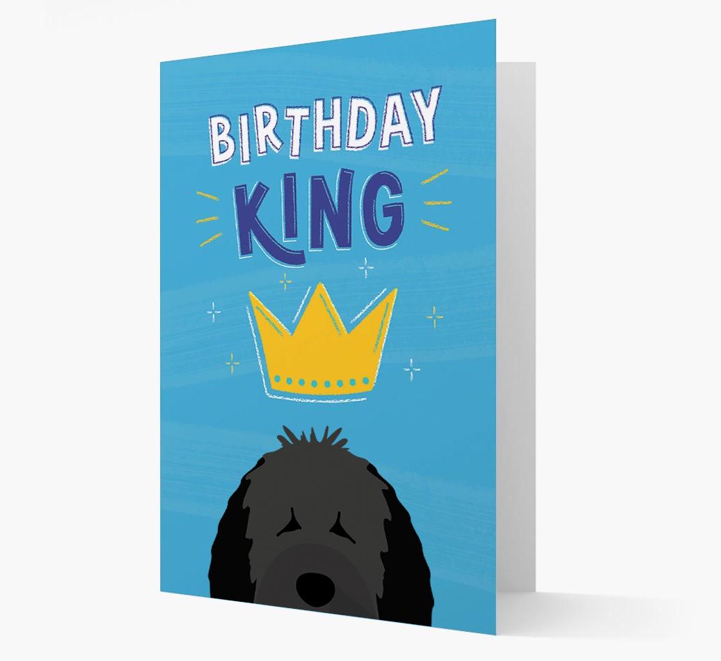 Birthday King: Personalized {breedFullName} Card