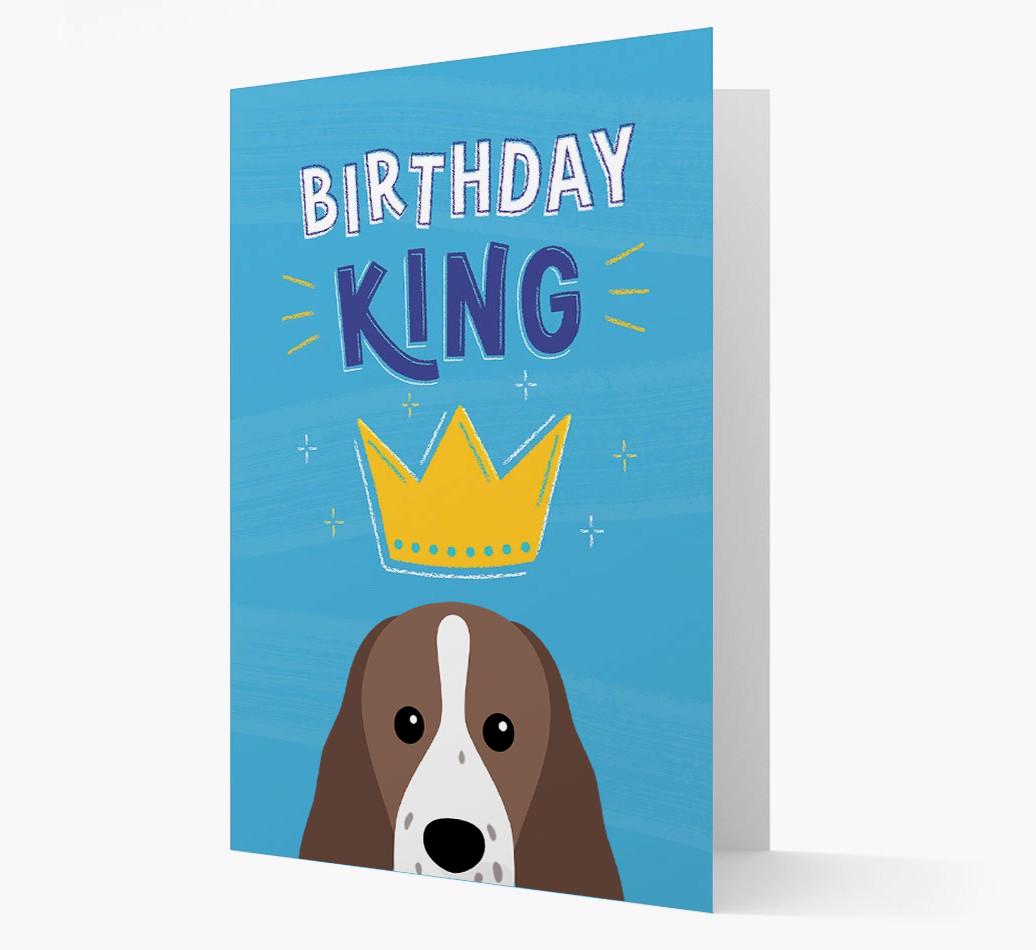 Birthday King: Personalized {breedFullName} Card