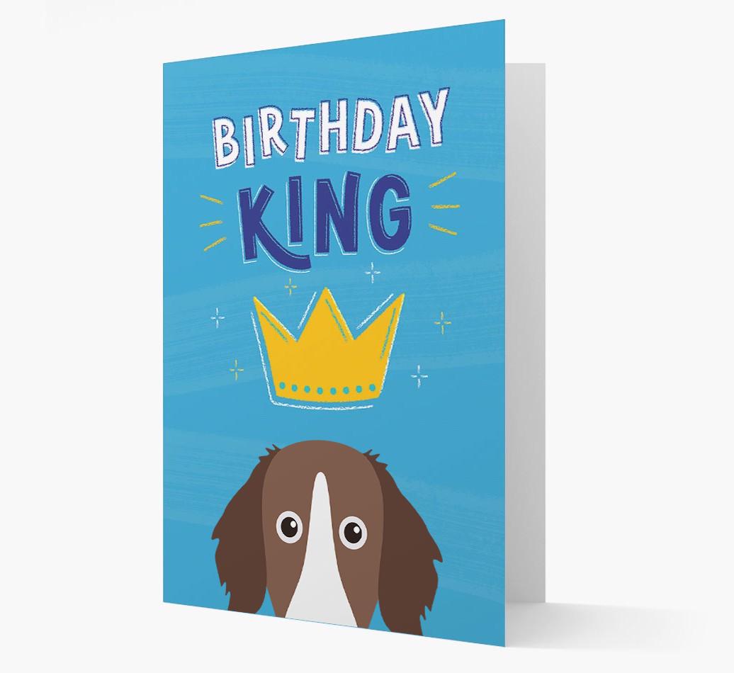 Birthday King: Personalized {breedFullName} Card