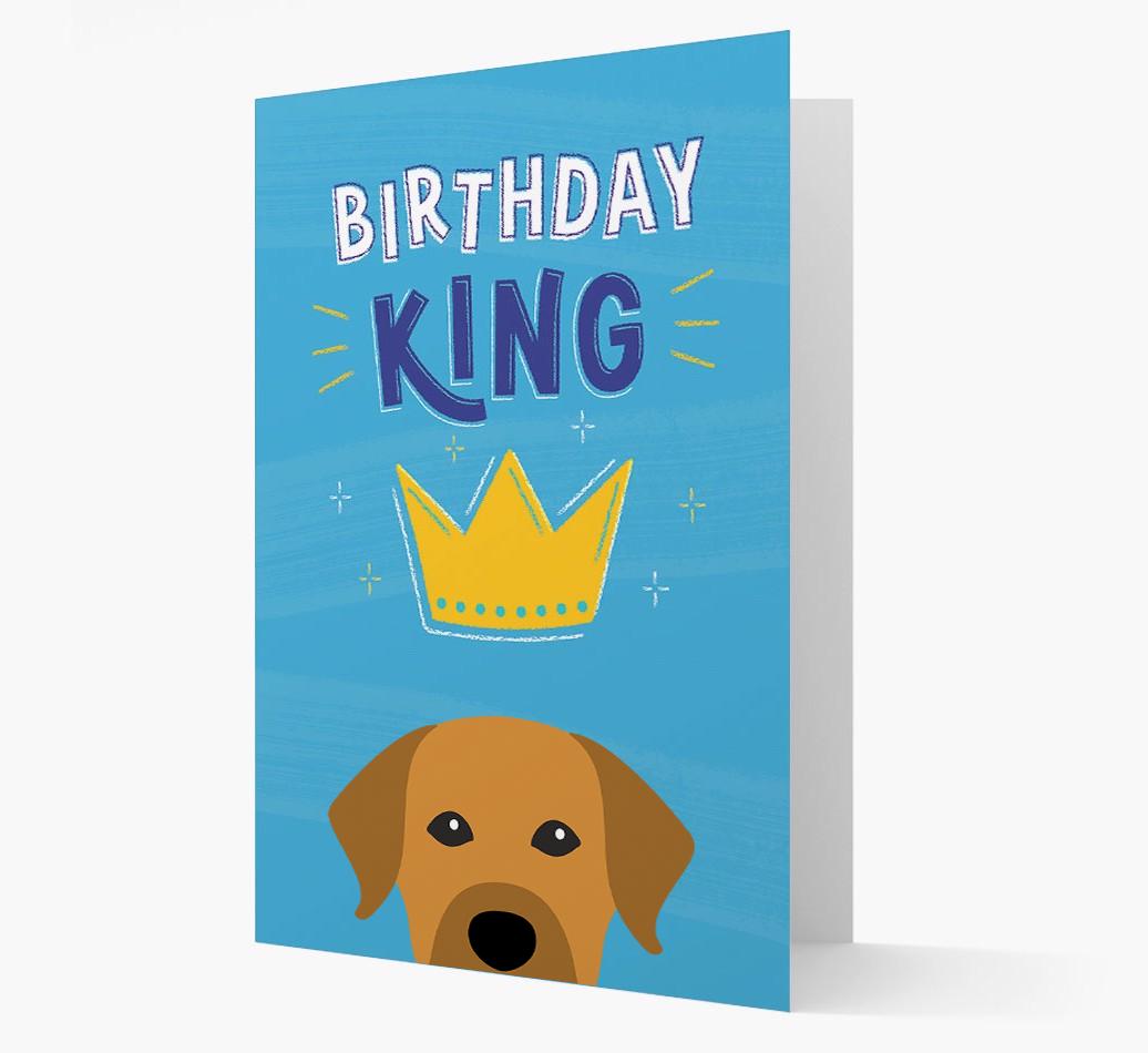 Birthday King: Personalized {breedFullName} Card