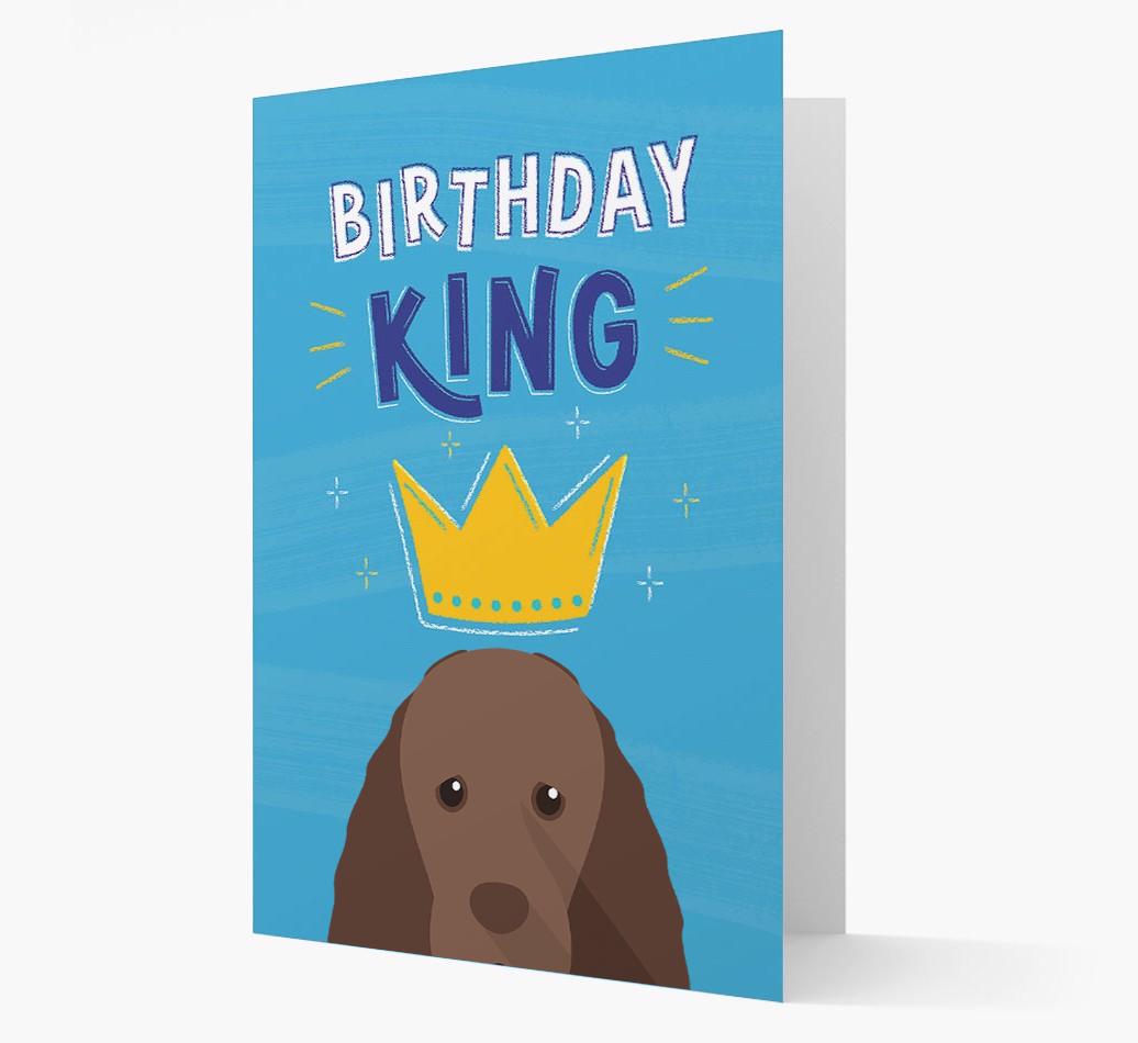 Birthday King: Personalized {breedFullName} Card