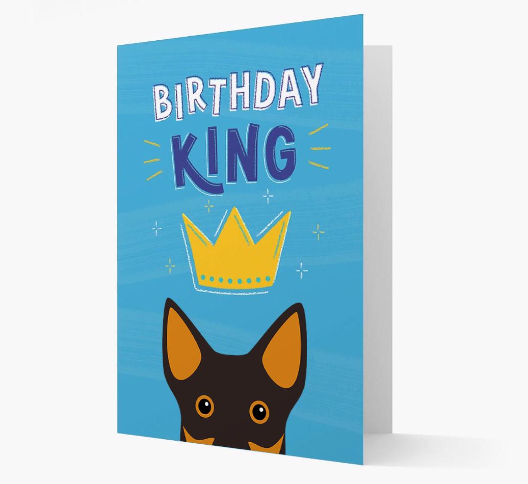 Birthday King: Personalized {breedFullName} Card