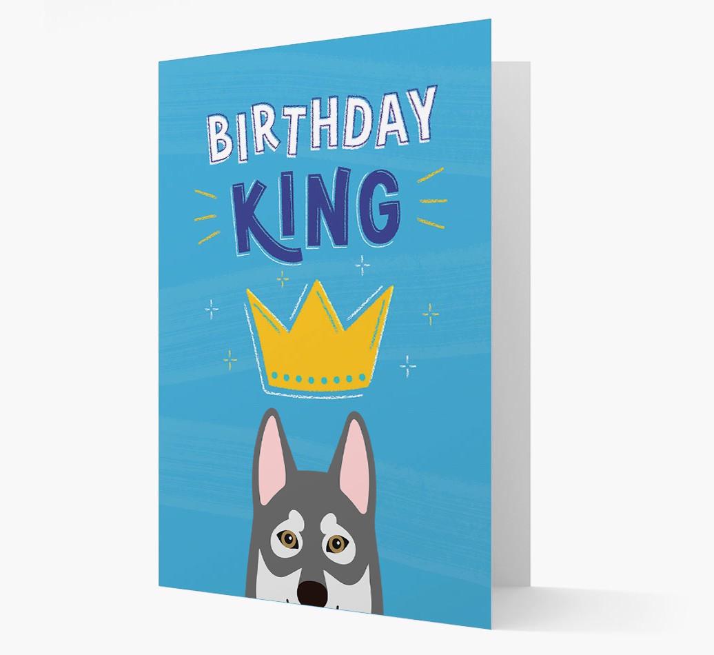 Birthday King: Personalized {breedFullName} Card