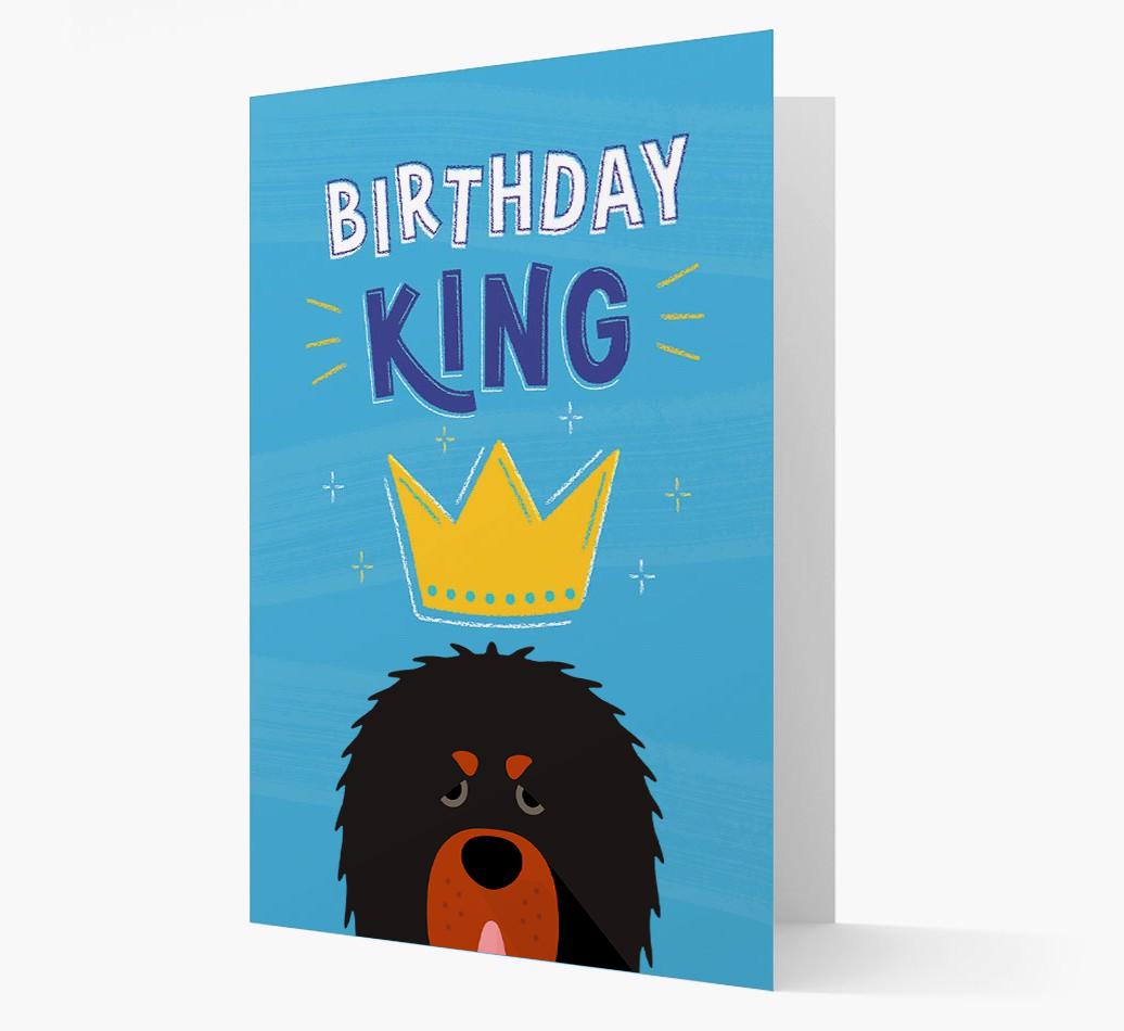 Birthday King: Personalized {breedFullName} Card