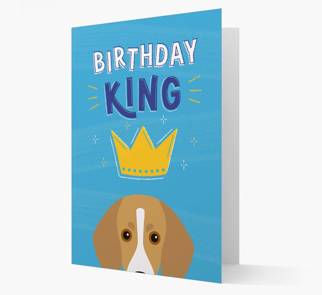 Birthday King: Personalized {breedFullName} Card