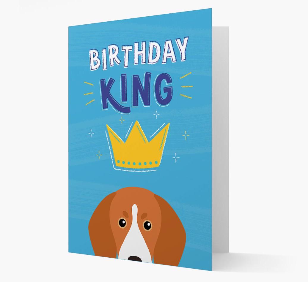 Birthday King: Personalized {breedFullName} Card
