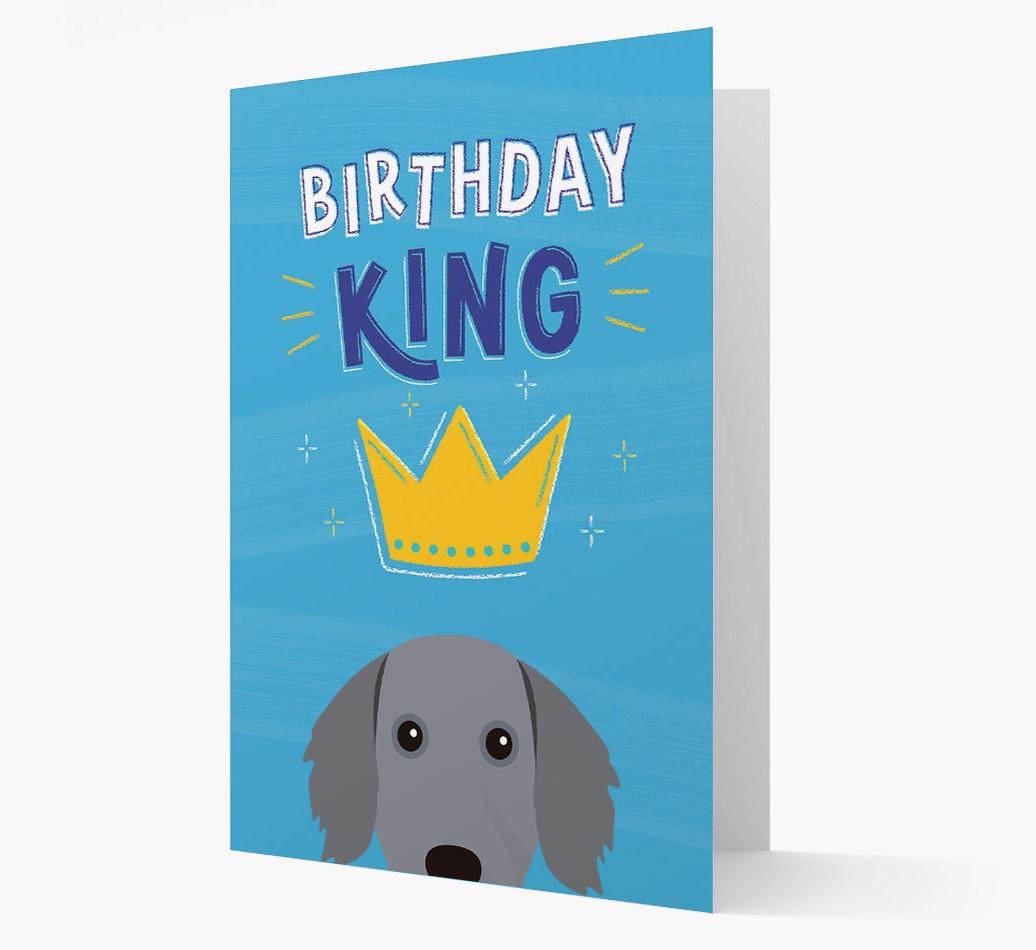 Birthday King: Personalized {breedFullName} Card