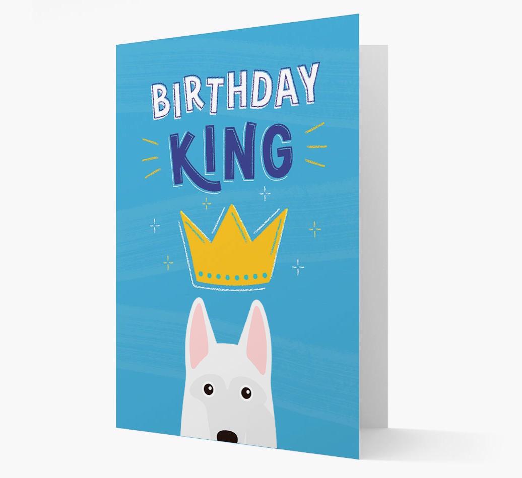 Birthday King: Personalized {breedFullName} Card