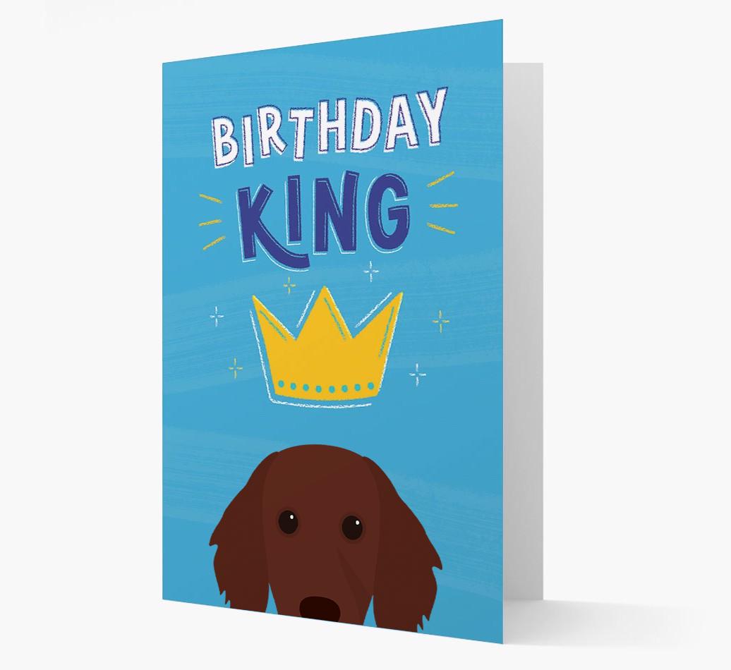 Birthday King: Personalized {breedFullName} Card